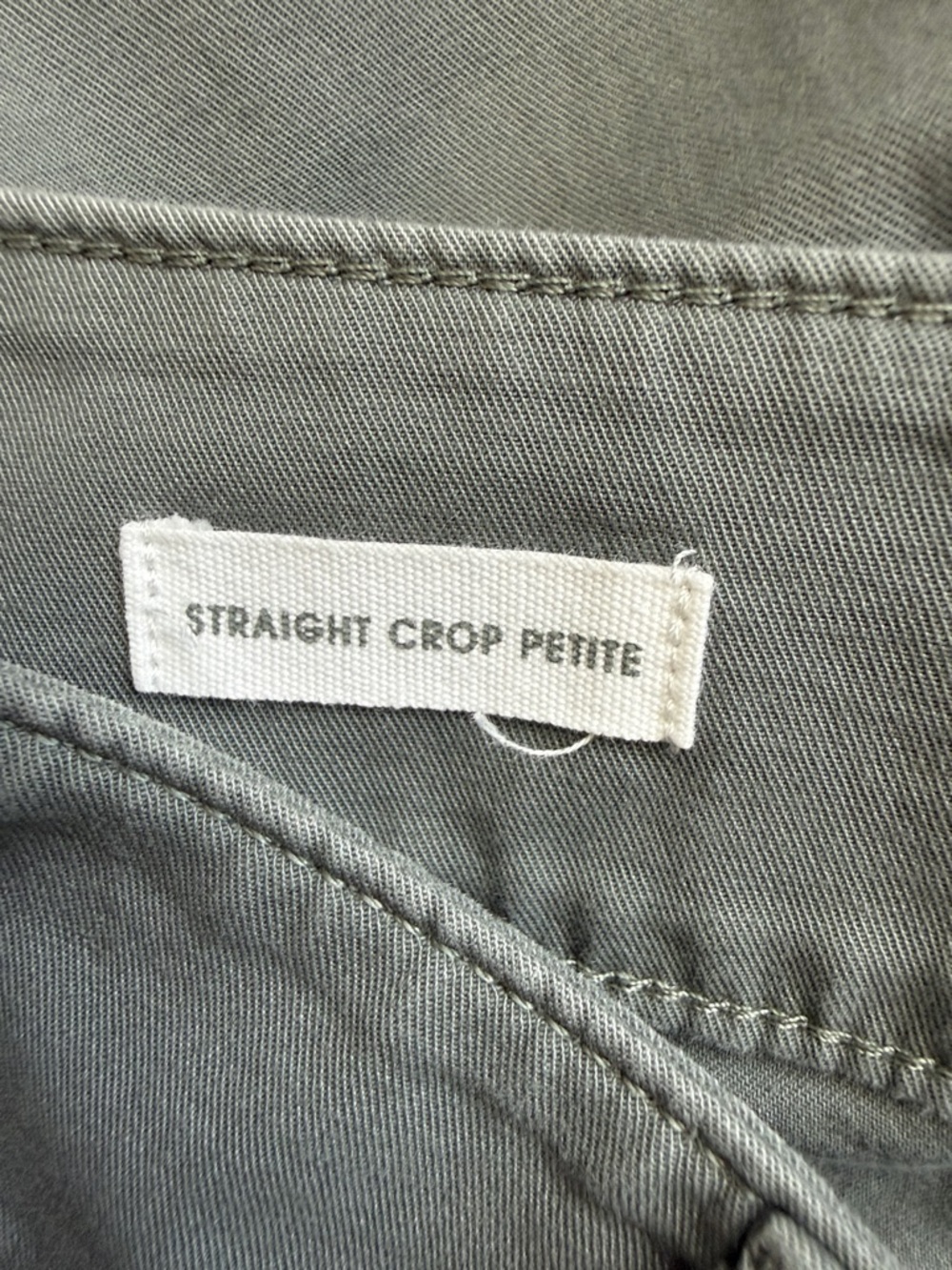 LOFT Olive Green High-Rise Straight Pants - Picture 7 of 9